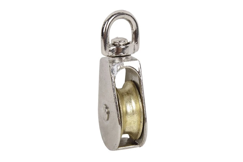 CoFan 18003028 – Pack of 25 Pulleys Simple Castors (Nickel, 30 mm)