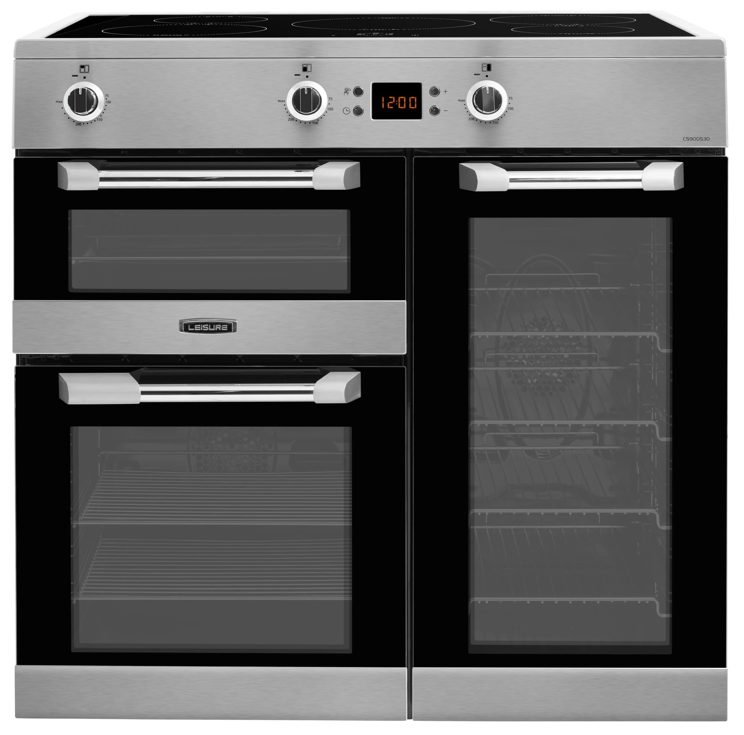 Leisure Cuisinemaster CS90D530X 90cm Induction Range Cooker in Stainless Steel