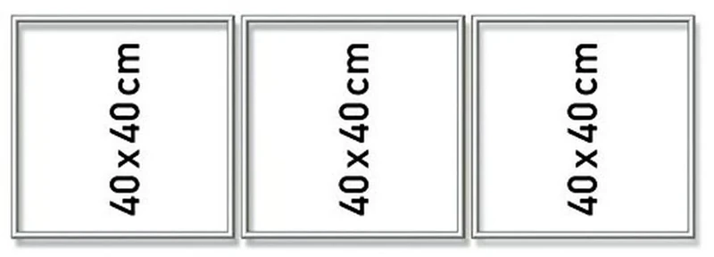 Schipper 605270766 "Aluminium Frame Triptych Painting by Numbers, 120 x 40 cm