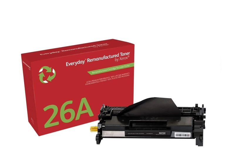 Everyday by Xerox Compatible HP 26A CF226A Black Toner, Standard Capacity, Remanufactured