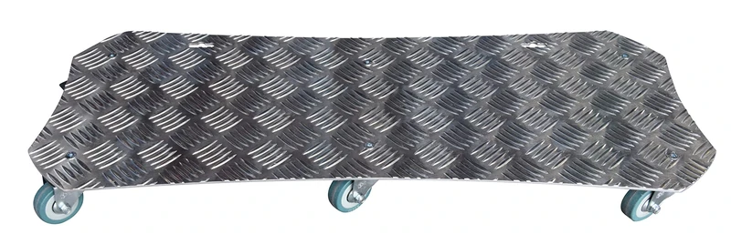 Louis Moulin Special Base with Wheels, Aluminium, 70 x 30 x 7.5 cm, 8078