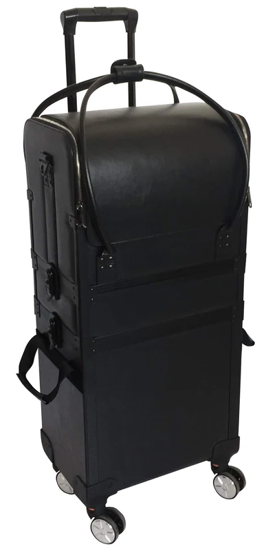 Comair Duo 7001231 Tool Box on Wheels with Removable Bag Aluminium Black