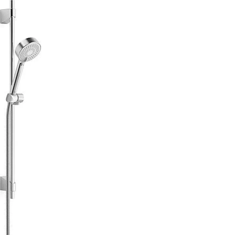 Hansa, wall bar set, shower set, basic jet, wall Mount, mounting tool, hand shower, hose, slider; 720 mm rod, shower head diameter: 95 mm, 3-jet hand shower, 1750 mm shower hose