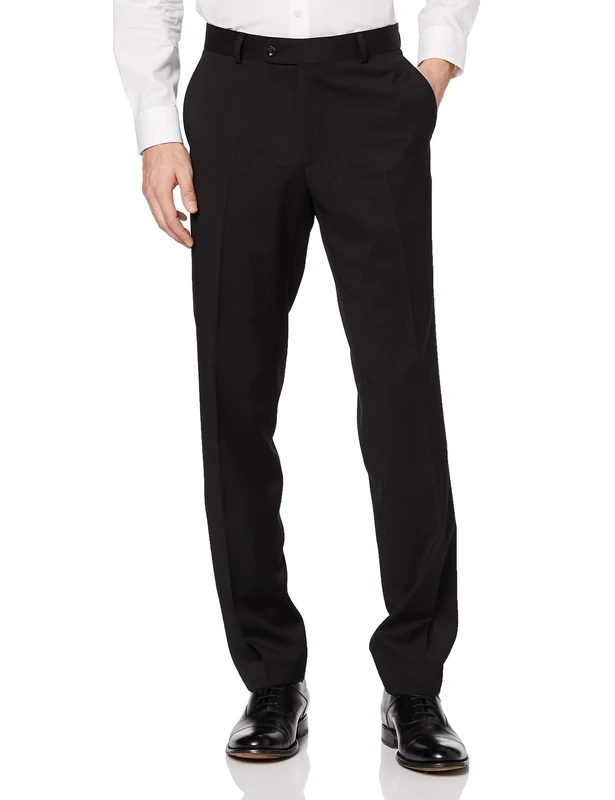 CARL GROSS Men's DressPants CG Steve, Black (Schwarz 90),Manufacturer Size:23