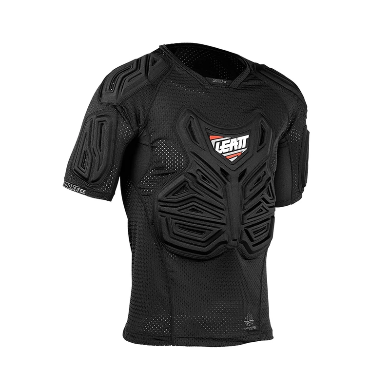 Leatt Roost Tee Jersey is Comfortable Protection. It gives you a light and chafe fit. Unisex Adult Jacket, Black, S/M - Image 1