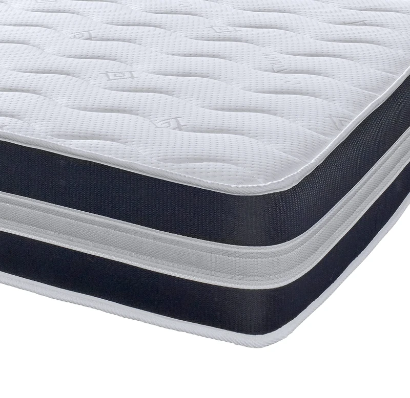 eXtreme comfort ltd The King Size B3D Wave Memory Fibre and Spring 9" deep 3D AirFlow Deep Comfort Micro Quilted Mattress (5ft King)
