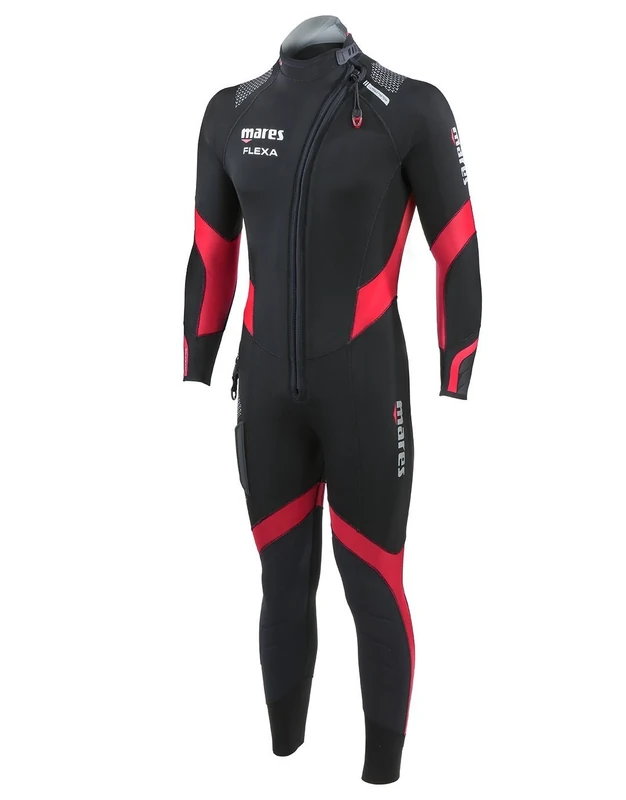 Mares Flexa 5.4.3mm Diving Suit - Black/Red, XXX-Large