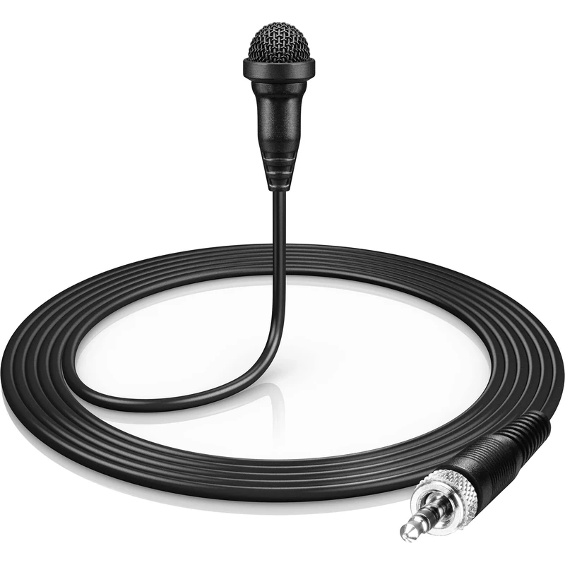 Sennheiser ME 2 Electret Omnidirectional Condenser Lavalier Microphone for Clear and Natural Sound in Broadcasting, Presentations and Video Production - Black (508935) - Image 1