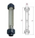 Fluidra 20205 – rotámetro Mounting Tub. Vertical 10 – 100 L/H D. 20 H Glue