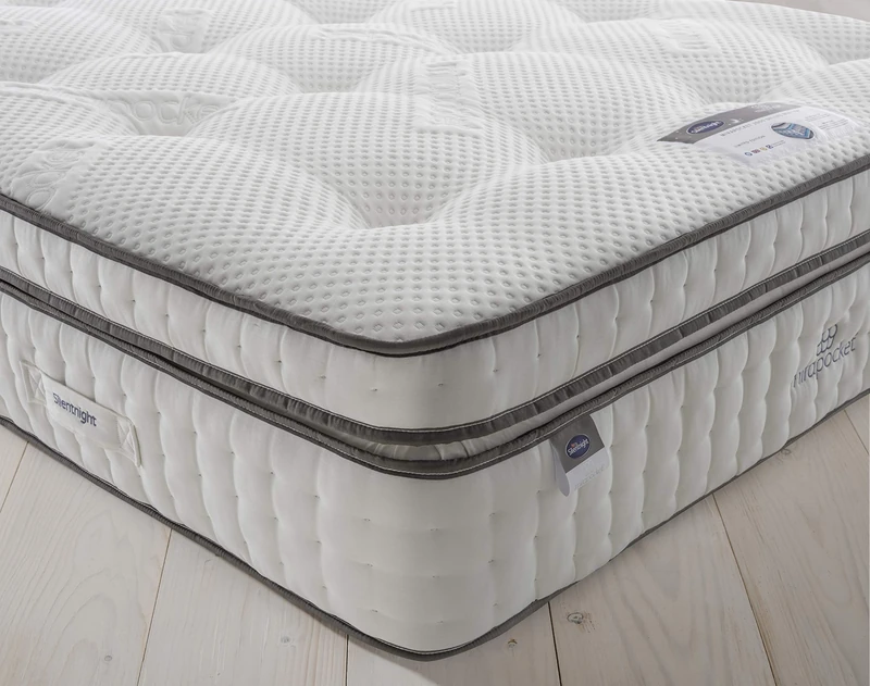 Silentnight 2000 Pocket Box Top Mattress | Super Soft Foam | Superior Zoned Spring System | Luxury Quilted Surface | Soft | UK King