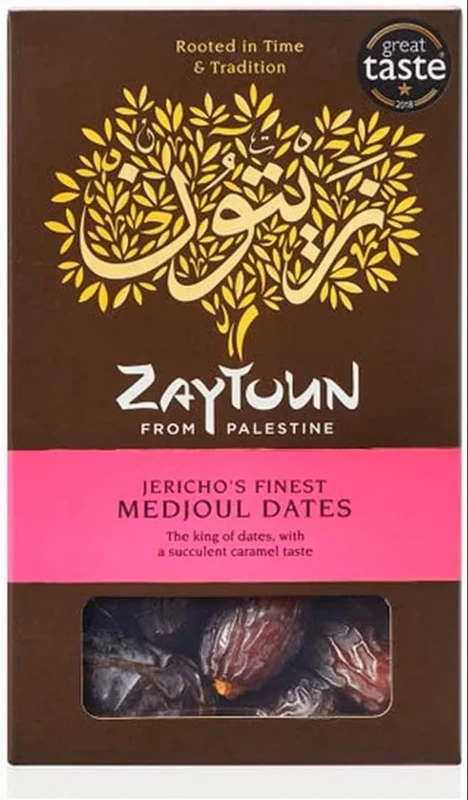 Zaytoun Palestinian Medjool Dates, Fair Trade, 500g
