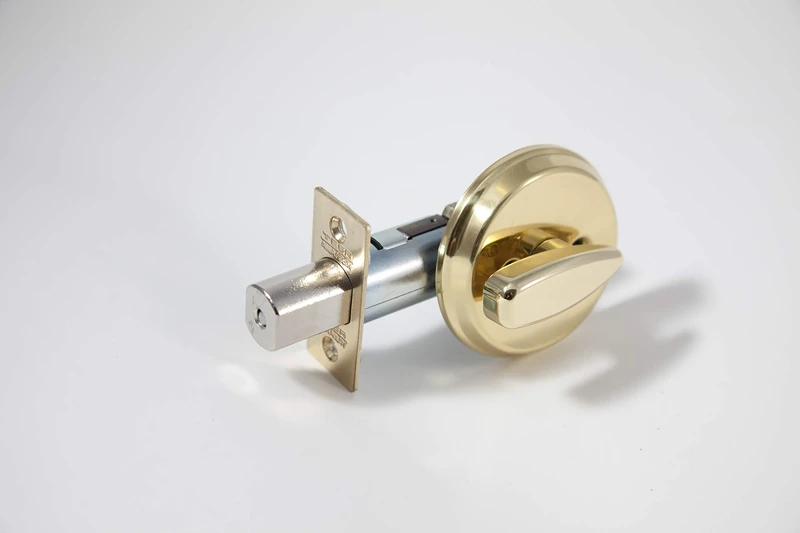Tesa 514U0LP Security Door Lock, Gold (Polished Brass), Entry 60 and 70 mm