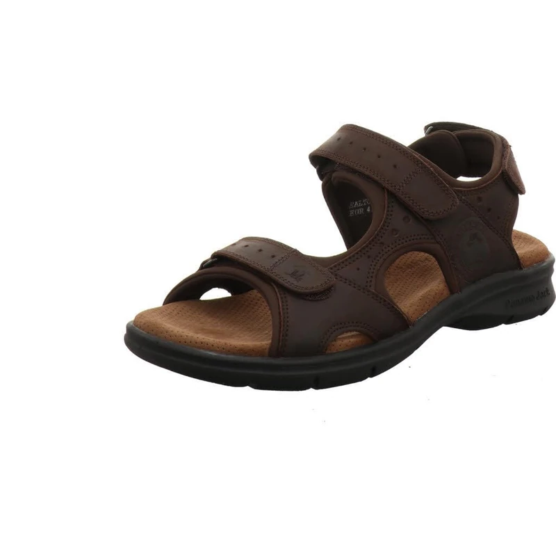 Panama Jack Men's Salton Basics Peeptoe Sandals, Braun Marron C1, 6 UK