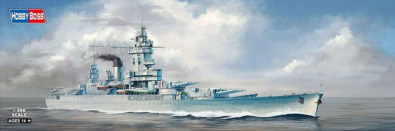 Hobbyboss 1:350 - French Navy Battleship Strasbourg