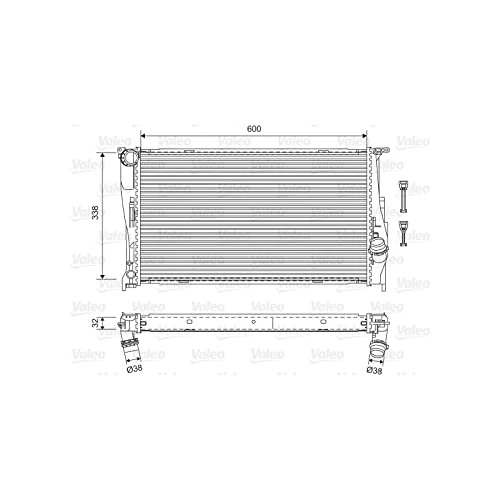 Valeo Radiator, Engine Cooling 701601