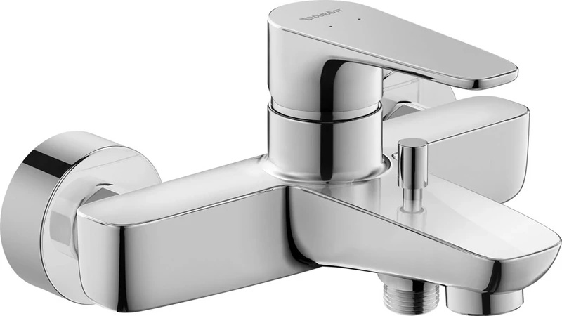 Duravit B15230000 B.1 Single-Lever Bathtub Mixer tap, Surface-Mounted, Chrome