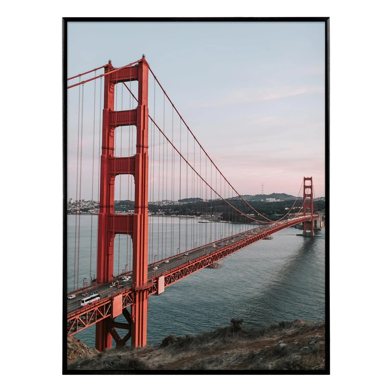 Frametory, 18x24 Aluminum Frame, Metal Wall Mount Frame for Prints with Real Glass, Great for Photos, Artworks, Posters, Puzzle (Black, 1-Pack)