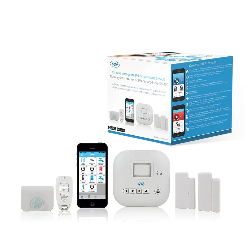 Smart Home Kit Alarm System PNi SmartHome SM400 (PNI SmartHome SM400 alarm system kit)
