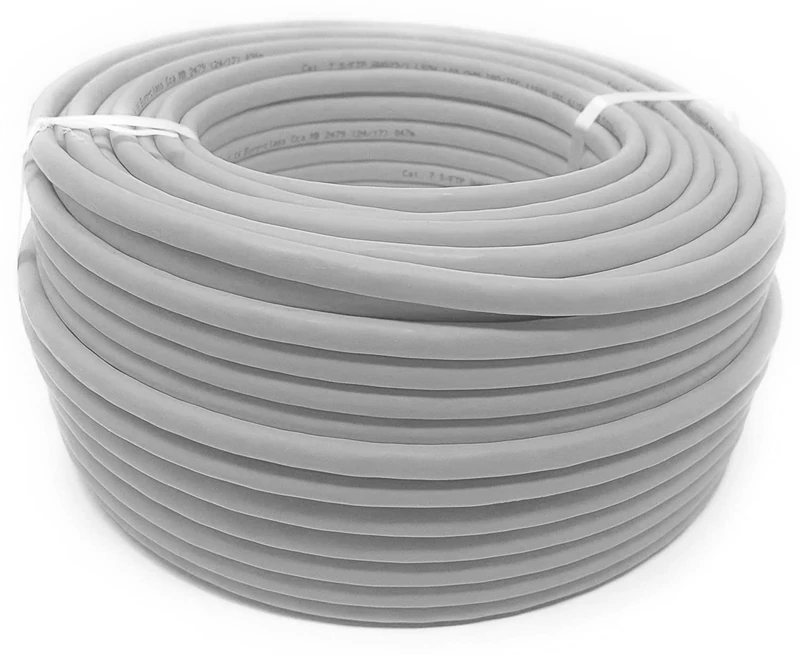 Techly Professional 026319 Skein S/FTP Cable Cat.6A Copper 100 m Flexible PIMF Grey Grey