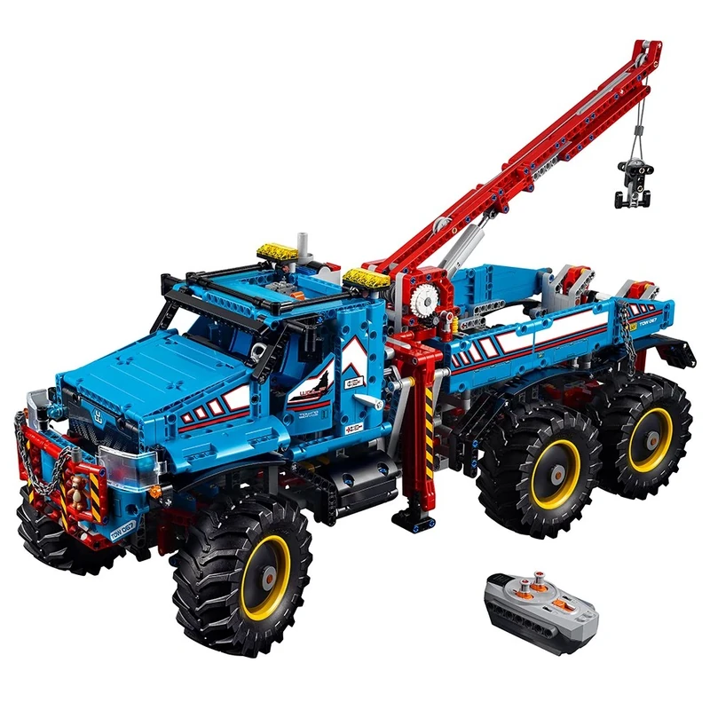 LEGO Technic 6x6 All Terrain Tow Truck 42070 Building Kit (1862 Piece)