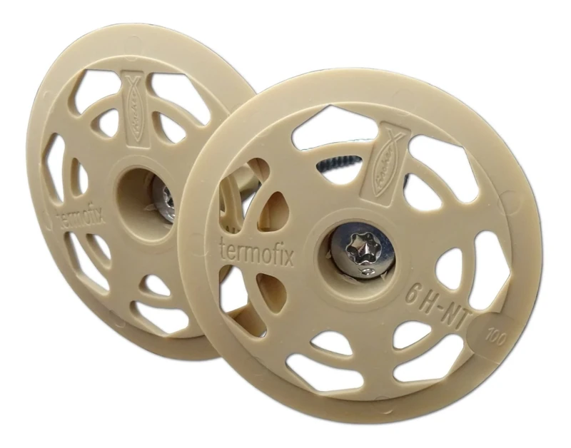 Fischer Termofix 6H-NT 100 Screw Dowels for WDVS on Wooden Brackets