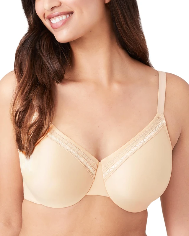 Wacoal Women's Perfect Primer Underwire Bra Demi, Sand, 32 E