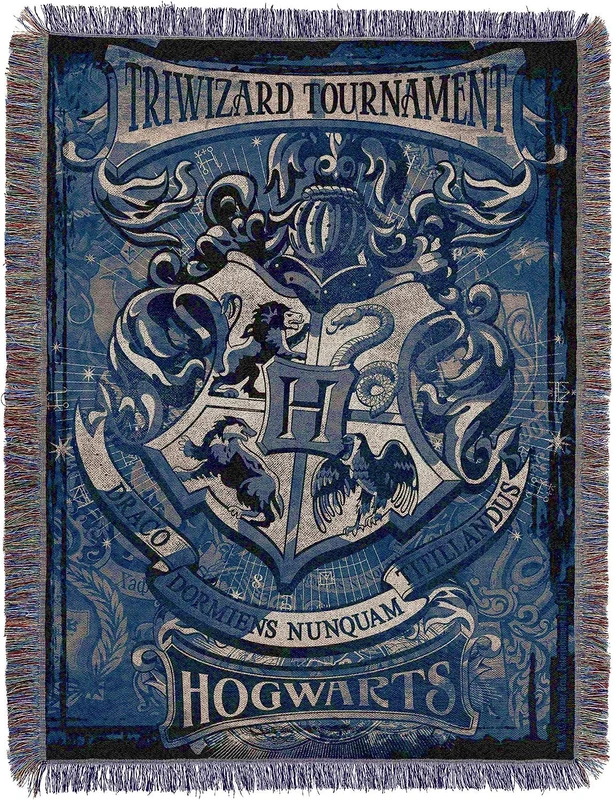 Northwest Harry Potter Throw Blanket, 48" x 60", Tri Wizard - Image 1