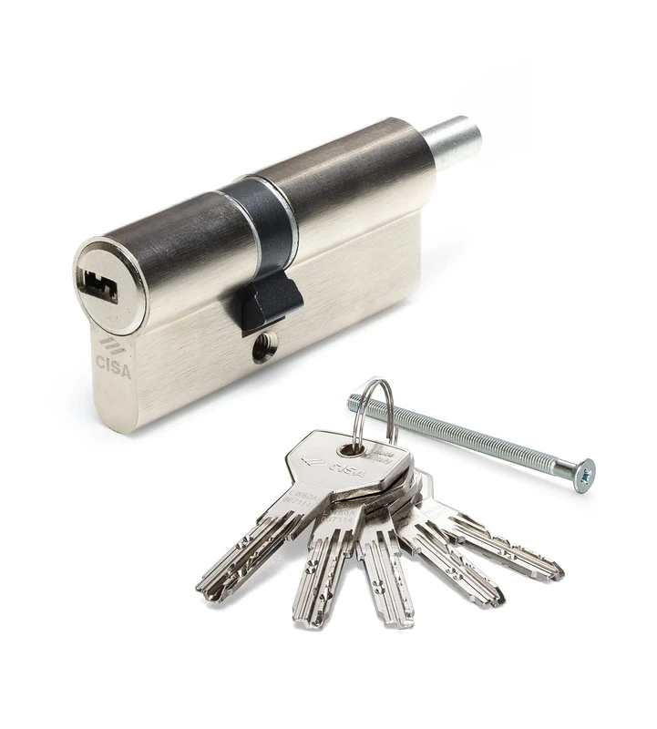 Cisa 1.0E302.19.0.1200.C5 – Aix Cylinder Knob 35 x 45 Nickel-Plated