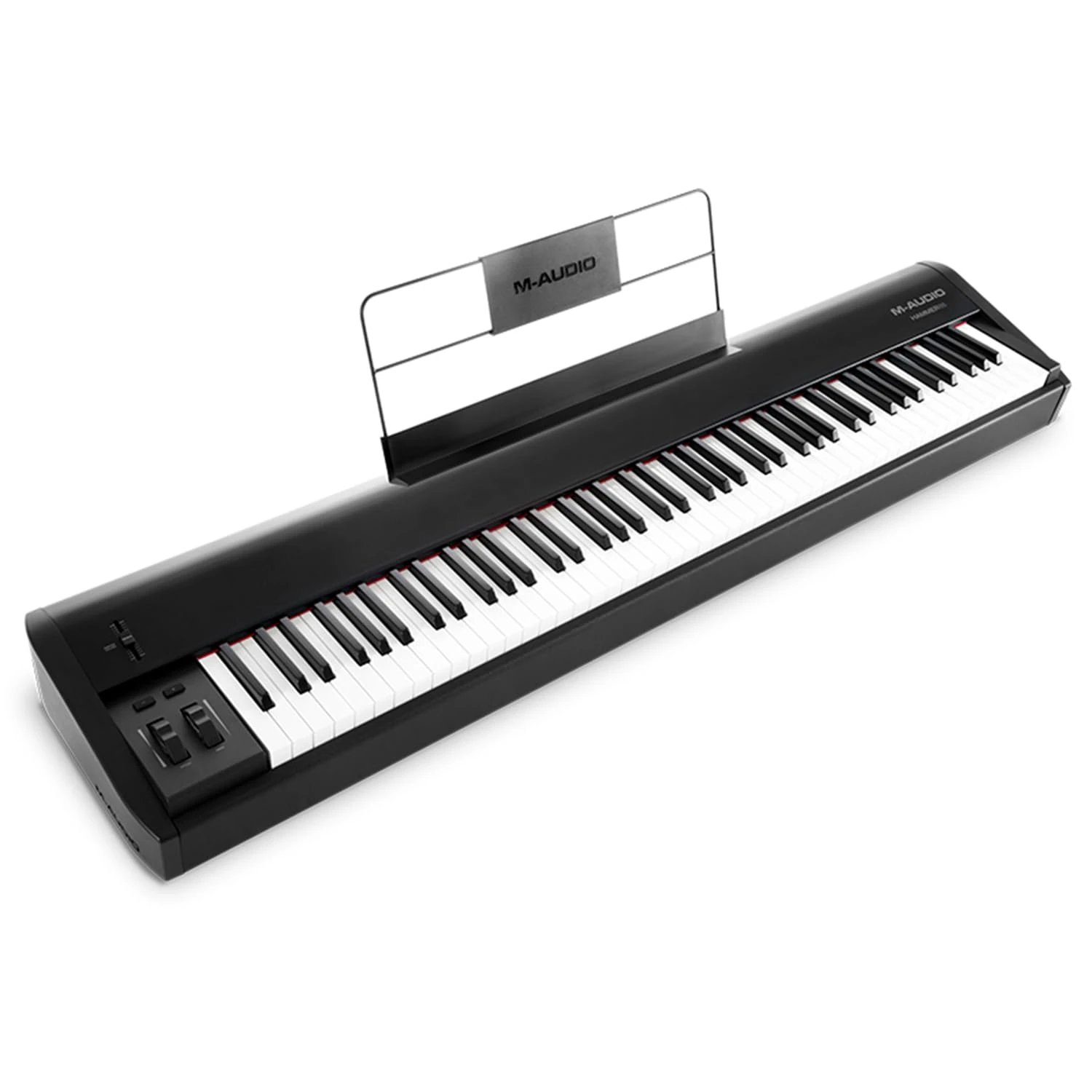 M-AUDIO Hammer 88 – USB MIDI Keyboard 88 Weighted Keys with Natural Piano Feel, Pitch Bend and Modulation Wheels, and Software Suite