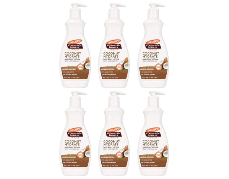 Palmer's Palmers Coconut Oil Body Lotion 13.5 Ounce Pump (399ml) (6 Pack)