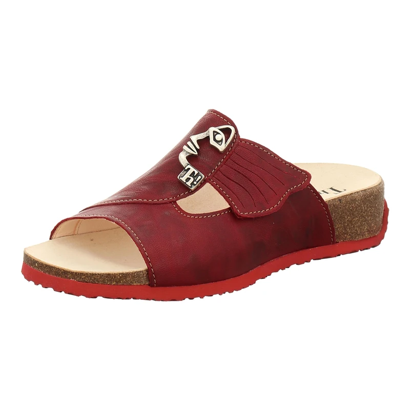 Think! Women's Mizzi_3-000124 Mule, Rosso Kombi, 10 UK