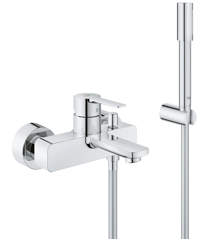 GROHE Essence Single-Lever Shower Mixer A Wall-Mounted Chrome Tap for The Shower Made In Germany 33850001