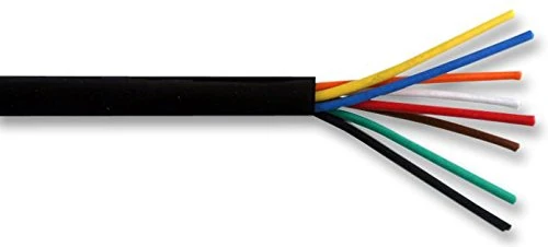 PRO POWER 8C Alarm Black 100M Security Alarm Cable 8 Core Black 100m