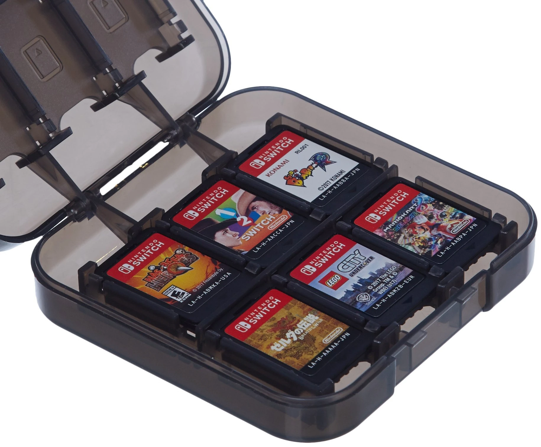 Amazon Basics Game Storage Case for Nintendo Switch - Black