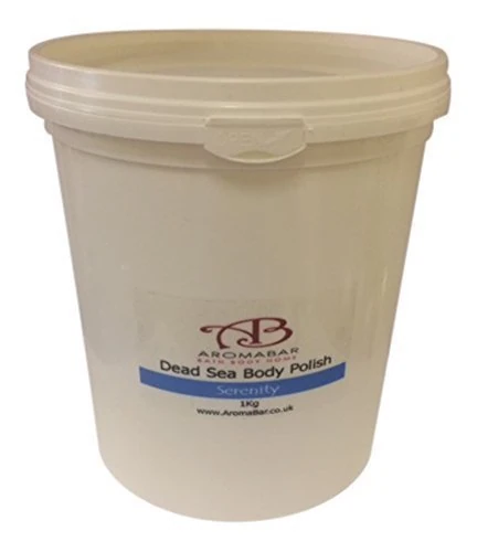 Aromabar Serenity Dead Sea Body Polish Scrub 1kg with Shea Butter 100% Pure & Natural Packed with Minerals and Nutrients