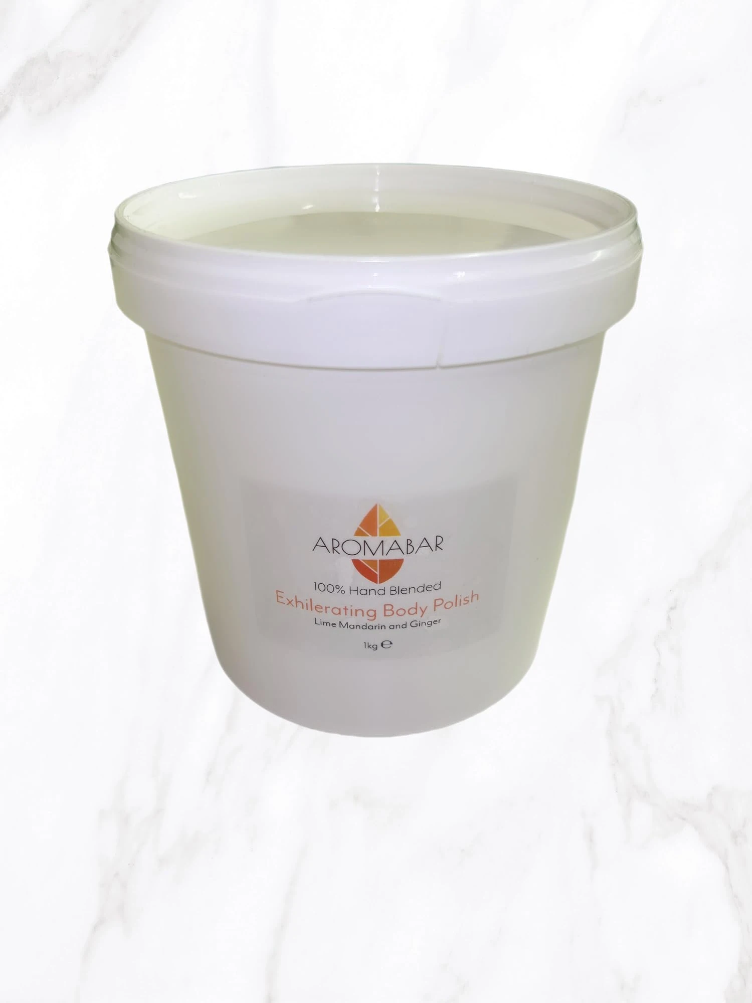 Dead Sea Body Polish Scrub 1kg with Shea Butter, Lime, Mandarin & Ginger 100% Pure & Natural Packed with minerals and nutrients