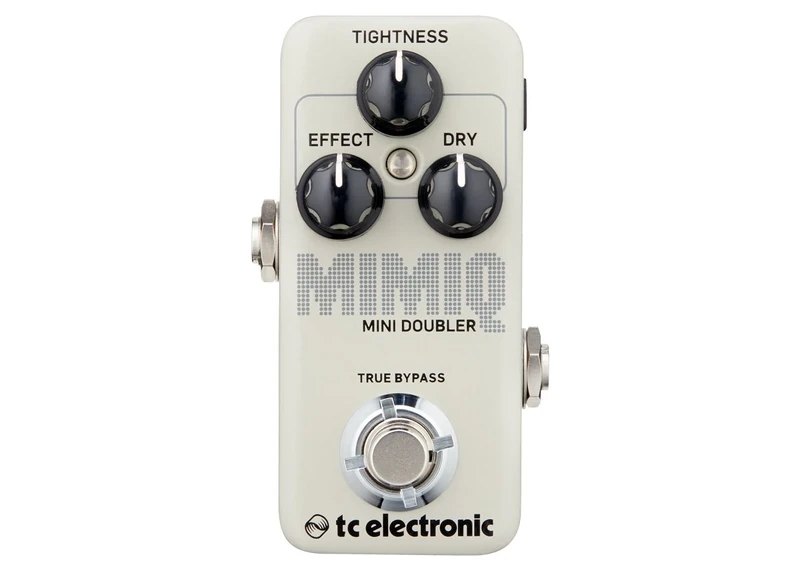 TC Electronic MIMIQ MINI DOUBLER Authentic Doubling Pedal with Responsive Tightness Control for Hyper-Realistic Voice Doubling