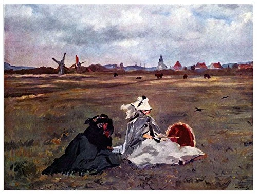 ArtPlaza Manet Èdouard-Swallows Decorative Panel, Wood, Multi-Colour, 80 x 1.8 x 60 cm