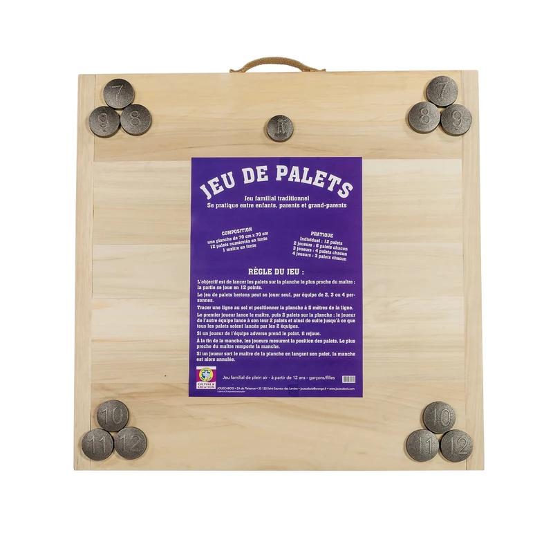 Jouecabois Complete Breton Puck Set,_Violet_TU