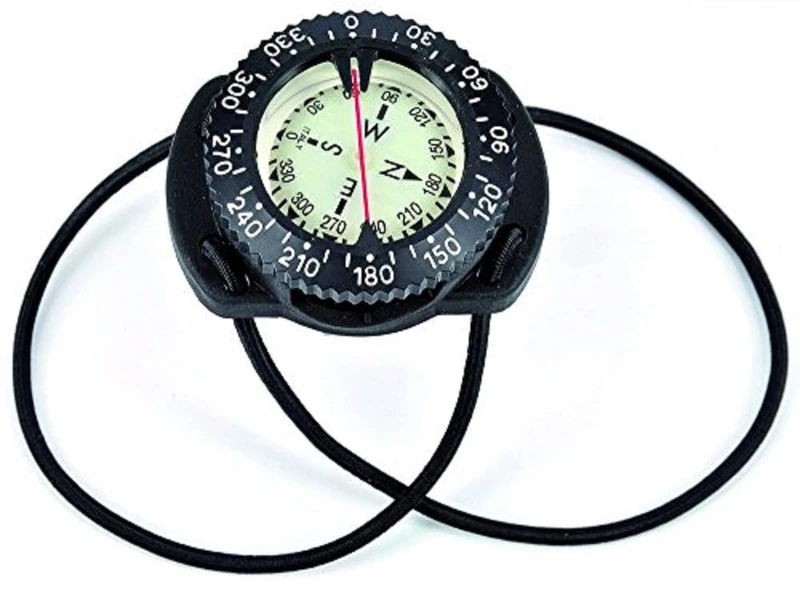 Best Divers JTS091/B Compass Watch, Silver, 6 x 4 cm