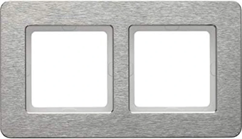 Berker Frame 2 for EDS/Brushed 10226083 Horizontal Q.7 Cover Frame 4011334460817