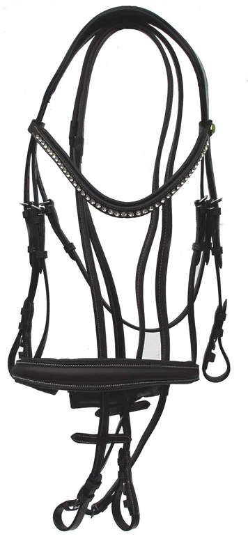 Rhinegold Anatomic Cavesson Bridle - Pony - Havana
