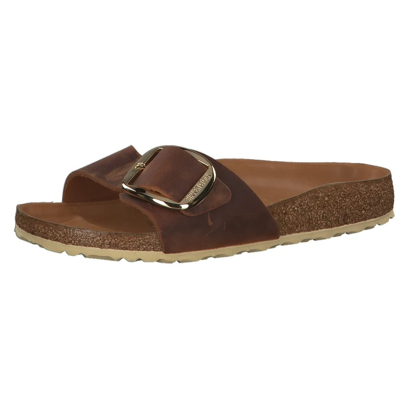 Birkenstock Madrid Big Buckle Mules/Clogs Women Brown - 5.5 - Mules Shoes