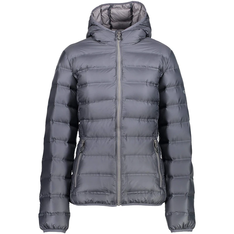 CMP Women's Down Jacket, Womens, Jacket, 3Z22876, Graffite-Argento, 40