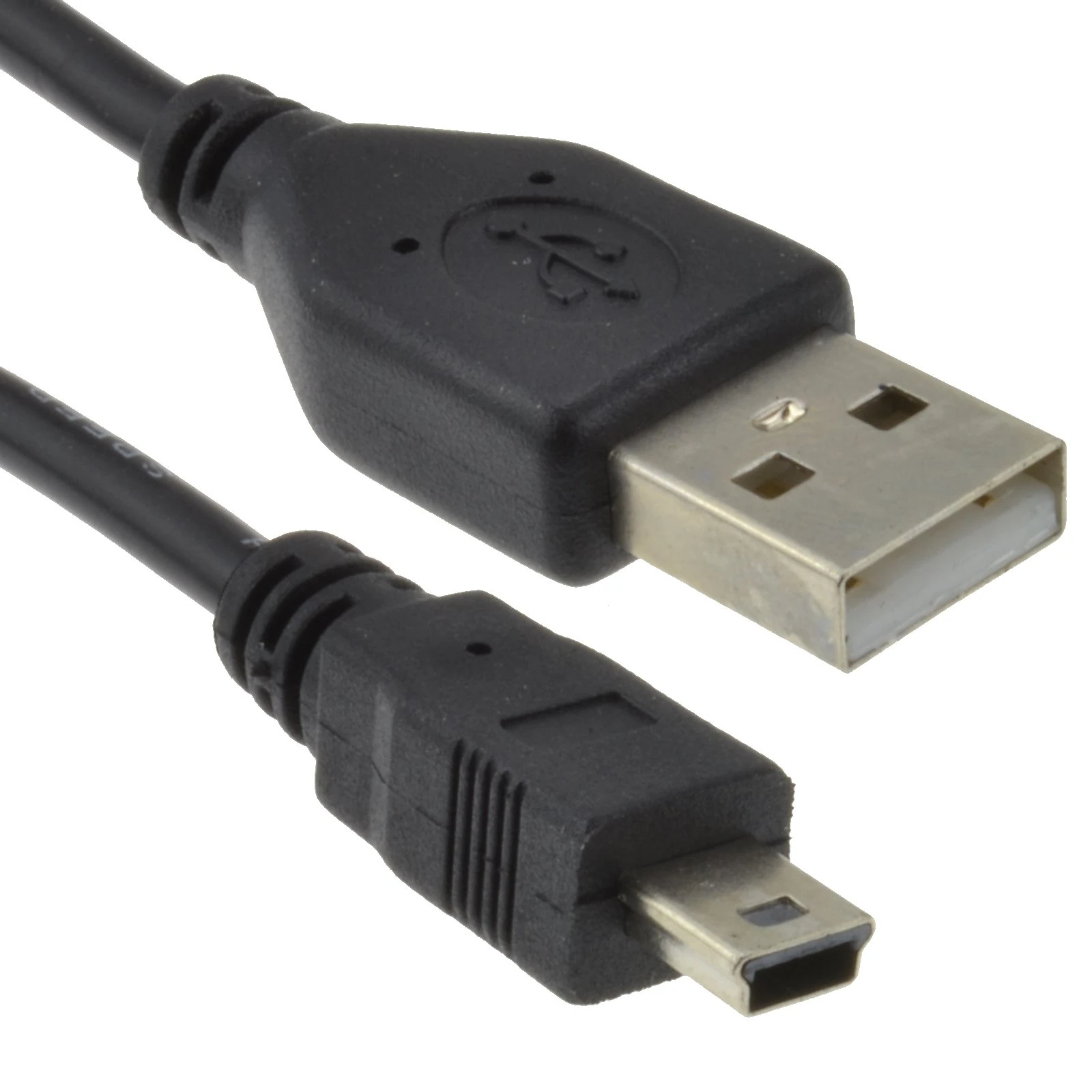 kenable USB 2.0 24AWG Hi-Speed A to mini-B 5 pin Cable Power & Data Lead 0.15m [0.15 metres]