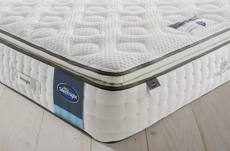 Silentnight 1000 Pocket Gel Pillowtop Mattress, Medium, Single