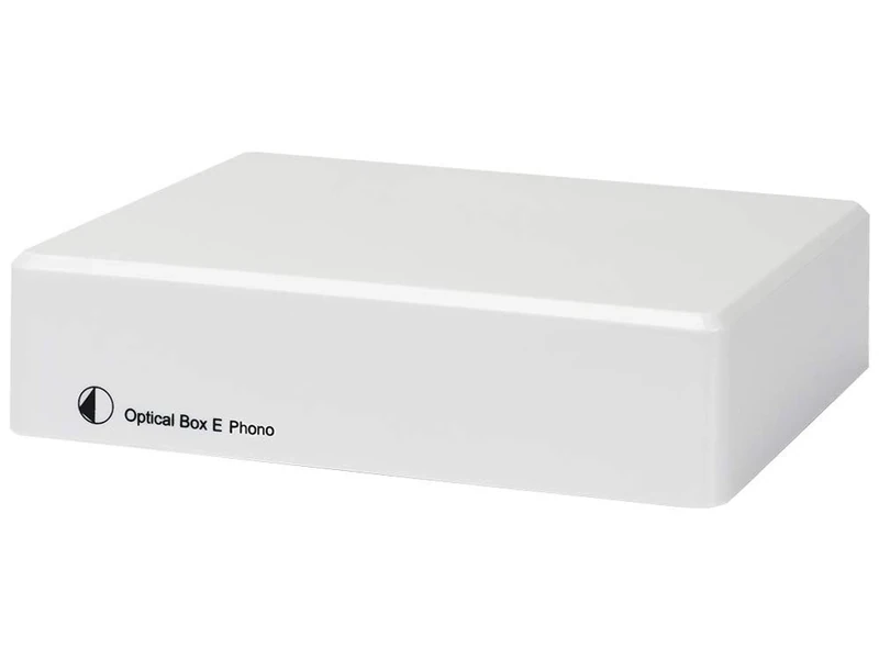 Pro-Ject Optical Box E Phono Multifunctional Phono Preamplifier Suitable for Digital Inputs Compact Size - White