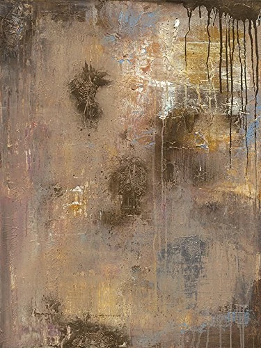 Soozy Barker "Gold Reflections Canvas Print, Multi-Colour, 60 x 80 cm