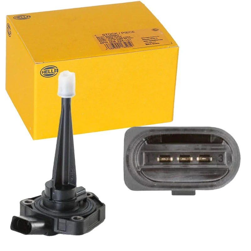 HELLA 6PR 013 680-101 Sensor, engine oil level - 3-pin connector - with seal