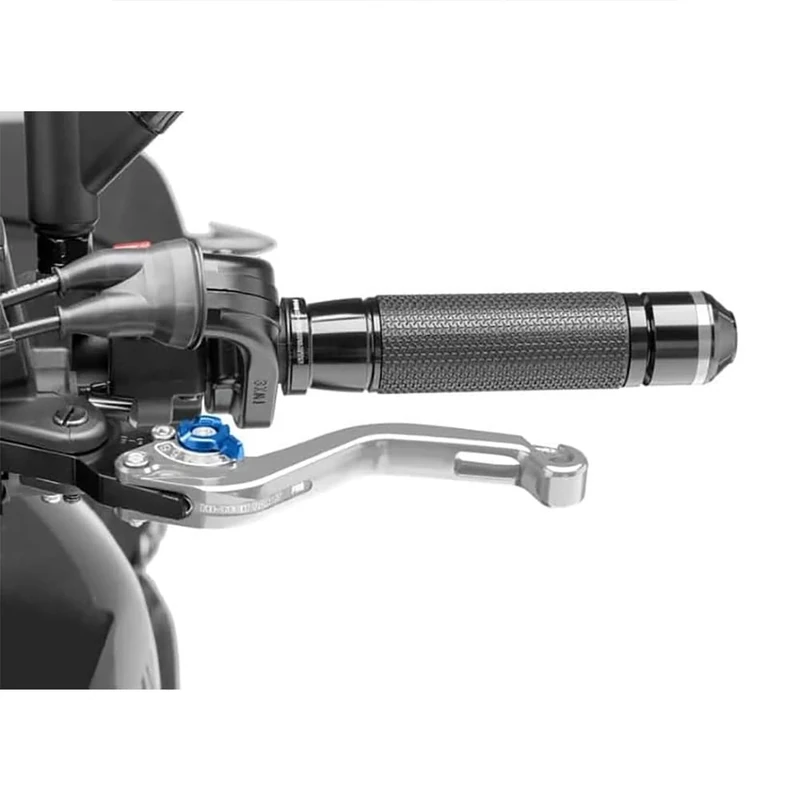 Puig 280PA 2.0 Short Clutch Lever with Blue Selector, Silver